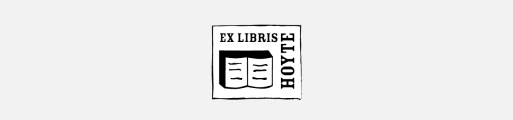 Ex Libris Hoyte de Ranitz