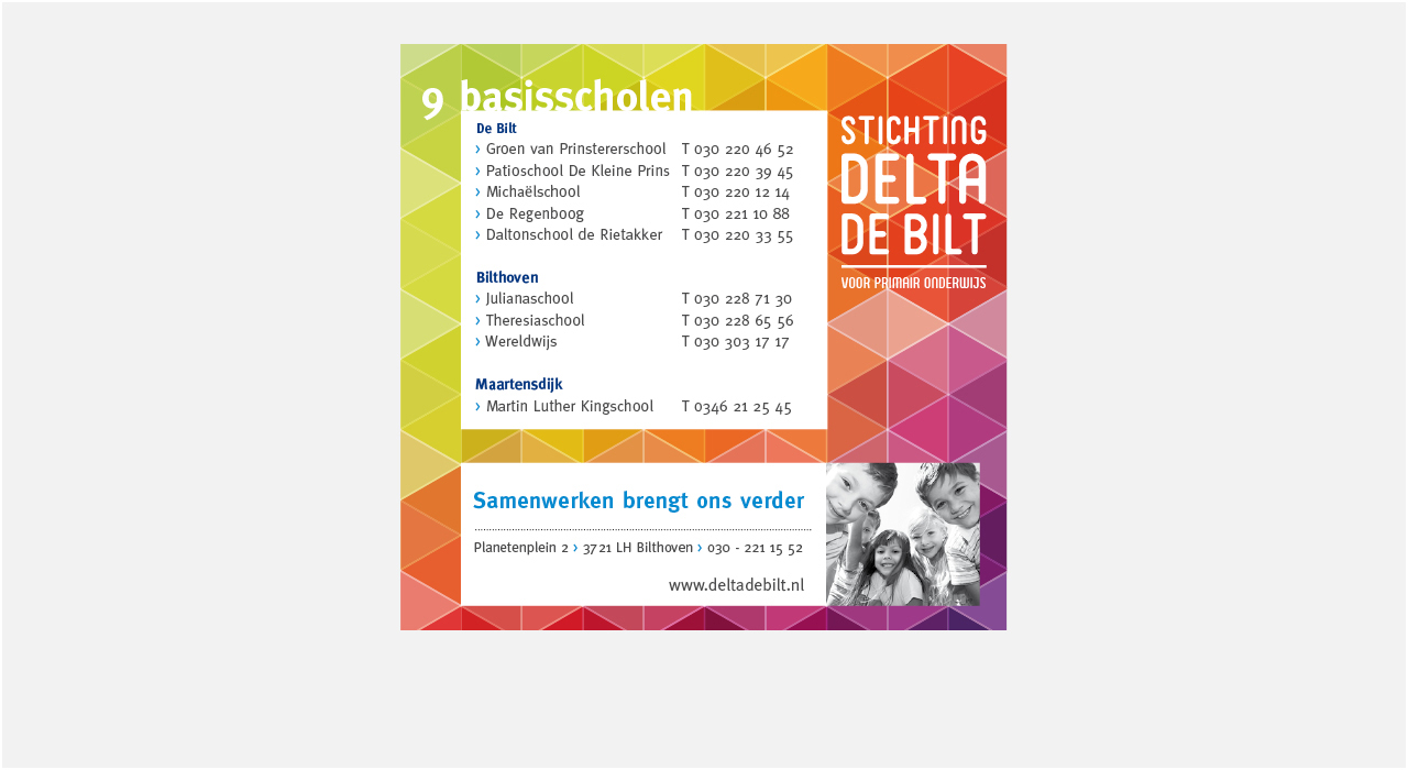 Stichting Delta de Bilt Advertentie