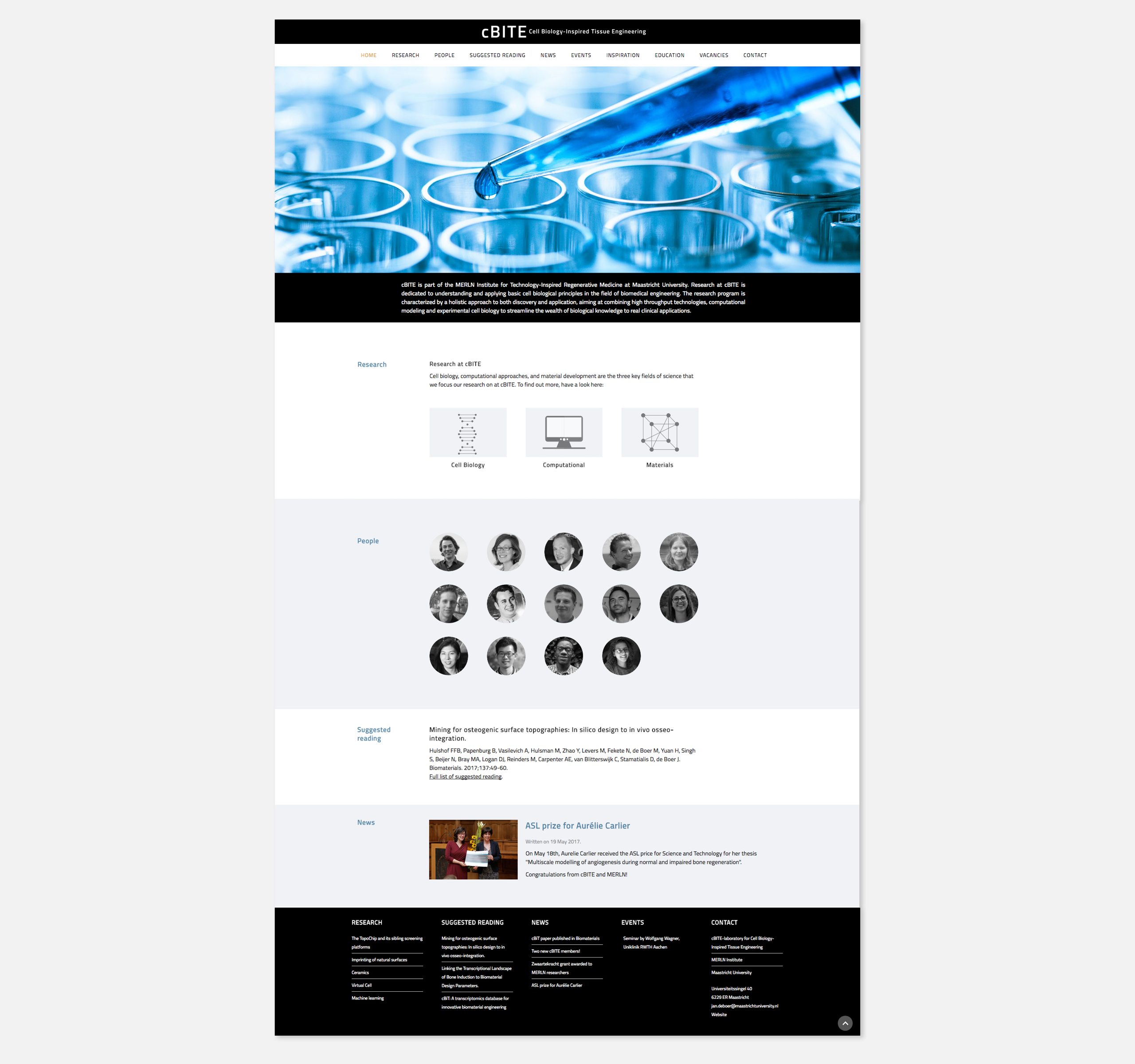 jan de Boer Lab cBite_Homepage